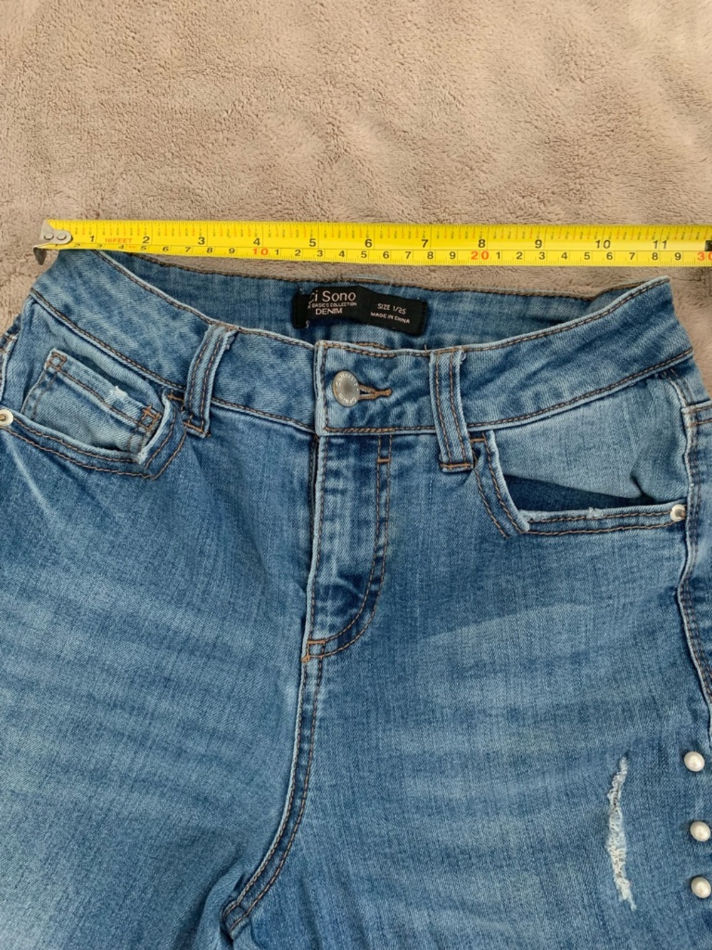 Ci Sono Light Blue High Rise Women's Jeans